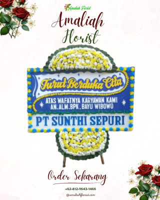 Papan Bunga Duka di Hilipuk