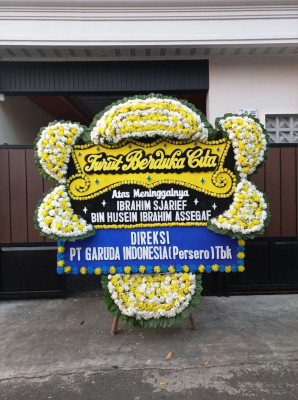 Papan Bunga Duka di Hilipuk